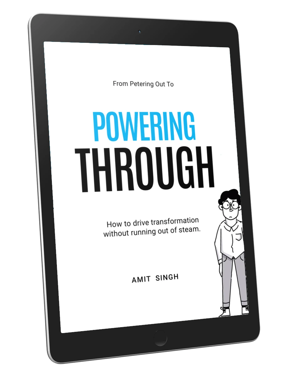 From Petering Out to Powering Through eBook on screen